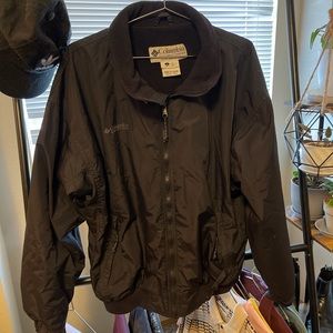 Black Columbia Fleece Lined Jacket